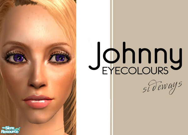 Sims 2 — Johnny Eyes - Sideways - Individual Item by 06bek — 