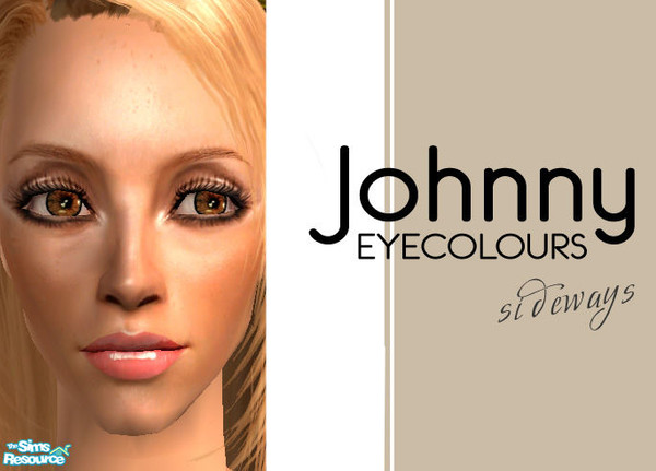 Sims 2 — Johnny Eyes - Sideways - Individual Item by 06bek — 