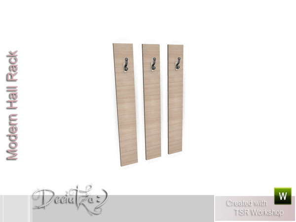 Sims 3 — Modern Hall Rack by deeiutza — By deeiutza @TSR