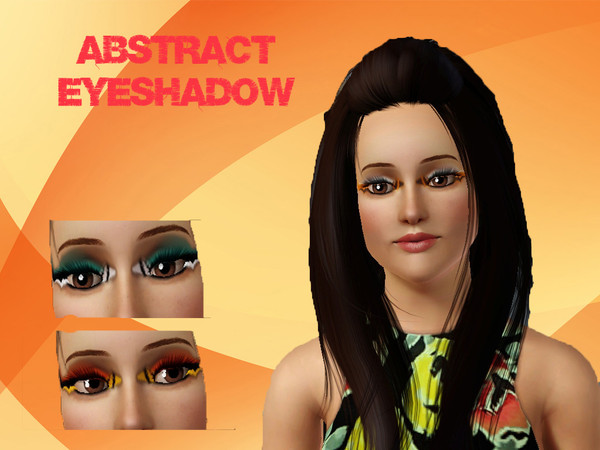 Sims 3 — Abstract Eyeshadow by danioontje2 — Abstract Eyeshadow for every simmy who wants to be topmodel. This eyeshadow