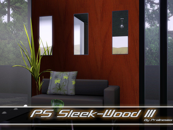 Sims 3 — PS Sleek-Wood III by Pralinesims — By Pralinesims under: Wood