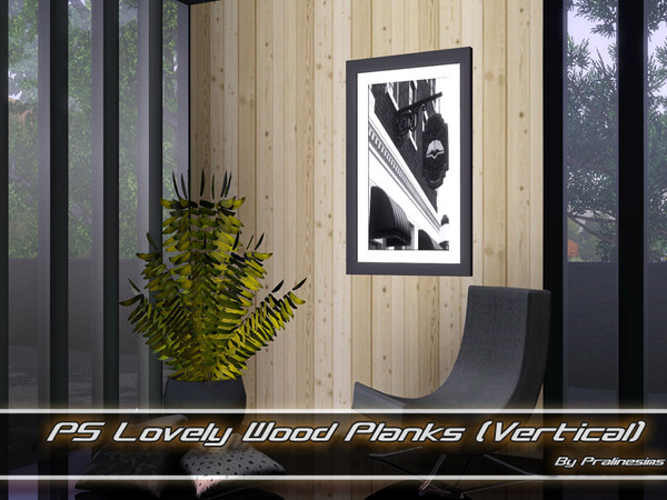 Sims 3 — PS Lovely Wood Planks (Vertical) by Pralinesims — By Pralinesims under: Wood