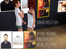Sims 3 — Band Posters - Radiohead, Real Estate, Ryan Adams by isaacmingo2 — Band posters featuring Radiohead, Ryan Adams,