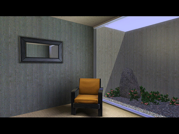 Sims 3 — Board Concrete Vertical by framedarchitecture — Rough-cast concrete with vertical formwork markings. by