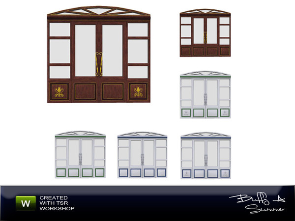 Sims 3 — Apothecary's Shop - Entrancedoor by BuffSumm — Entrancedoor / Doubledoor for your Pharmacy created by