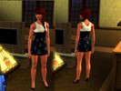 Sims 3 — Casual Anchor Dress by EmilieEpiphone2 — Anchors away! A casual anchor dress perfect for everyday or formal