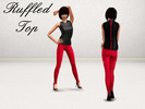 Sims 3 — Ruffled top by danioontje2 — Elegant ruffled top, which has three recolorable pallets. There is an elegant