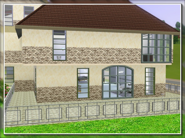 Sims 3 — marcorse_recycled brick brown pattern by marcorse — This is the masonry pattern to match my Recycled Brick Brown