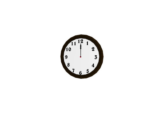 Sims 3 — Ikea Inspired Pax Bergsbo Bedroom Clock by TheNumbersWoman — Inspired by Ikea, quality that's cheap by design.By