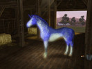 Sims 3 — Avatar Dire Unicorn by katmiamosha — Unicorn based off the Avatar Direhorse. Glows in dark just like the