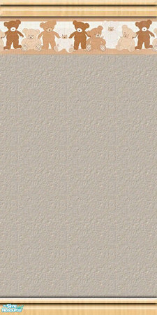 Sims 2 — Teddy Bears - Wall #5 by Kyrian — Made to match the Teddy Bears nursery set. Look for my other sets coming soon!