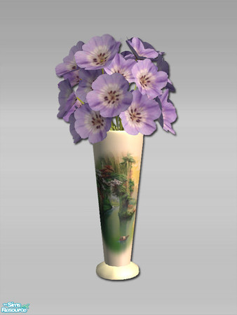 Sims 2 — Posy Vase - Mesh by Shakeshaft — A Hallway set to create a classic style first impression on entering the Sim