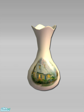 Sims 2 — Hall Small Vase - Mesh by Shakeshaft — A Hallway set to create a classic style first impression on entering the