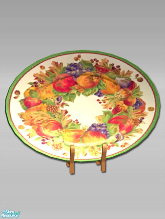 Sims 2 — Decorative Plate 02 - Mesh by Shakeshaft — A Hallway set to create a classic style first impression on entering