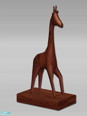 Sims 2 — Giraffe Sculpture Small - Mesh by Shakeshaft — A Hallway set to create a classic style first impression on