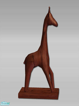 Sims 2 — Giraffe Sculpture Tall - Mesh by Shakeshaft — A Hallway set to create a classic style first impression on
