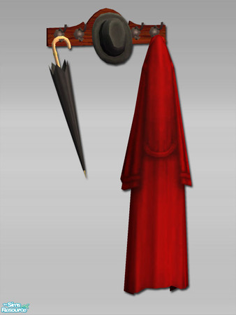 Sims 2 — Decorative Coat Hanger - Mesh by Shakeshaft — A Hallway set to create a classic style first impression on