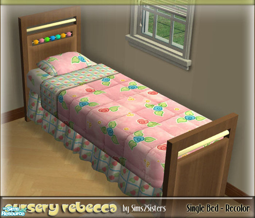 Sims 2 — Single Bed - Recolor by sims2sisters — 