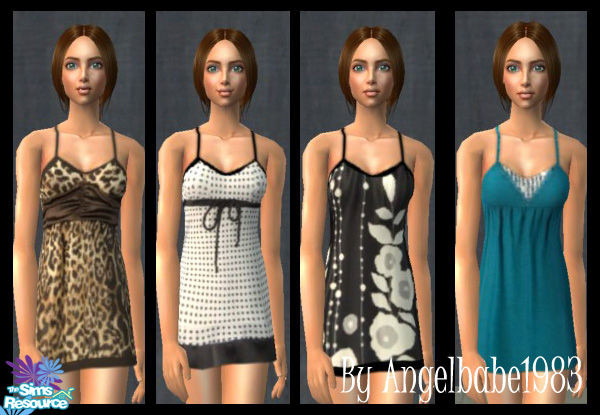 Sims 2 — Tamara Set by Angelbabe1983 — Here is a Dress Set for your Female Adult Sims. Comes in 4 different