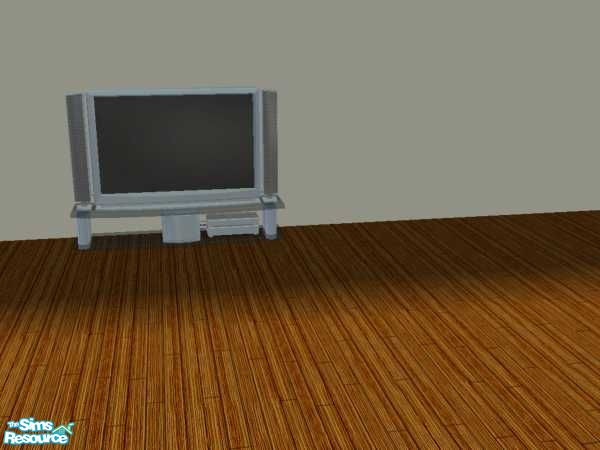 Sims 2 — easter living room  - Easter Tv by sweetheartwva — pastel blue tv for the easter living room.Soma 44\"