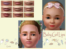 Sims 3 — cu makeup Baby Girl Lips by Greda — Soft Lips for Your little Baby Girl!
