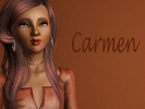Sims 3 — Carmen by fientje — no sliders and skin.only downloads and in-game. hair by newsea