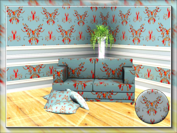 Sims 3 — marcorse_fall butterfly pattern by marcorse — A fantasy butterfly created from autumn leaves is the focus of