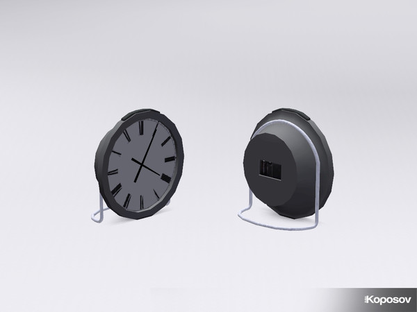 Sims 3 — Clock Muse Bedroom by koposov — Muse Bedroom by Koposov TSR