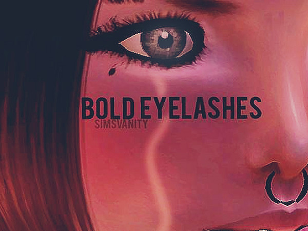Sims 3 — Bold Eyelashes by xxshiva — Messy/Bold Eye Lashes. You can pull it off. Hope you like 