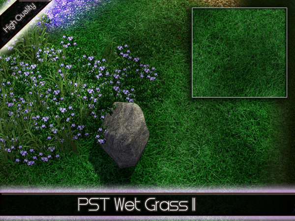 Sims 3 — Wet Grass 2 by Pralinesims — By Pralinesims