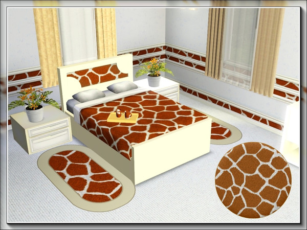 Sims 3 — marcorse_giraffe pattern by marcorse — The unmistakable 'crazy paving' pattern of an adult giraffe skin.