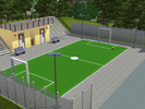 Sims 3 — Quadra Poliesportiva (sports court) by Lothesims2 — One block to the outdoors for your sims