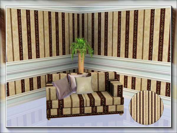 Sims 3 — marcorse_jenregency pattern by marcorse — A simple, Regency style design in browns.