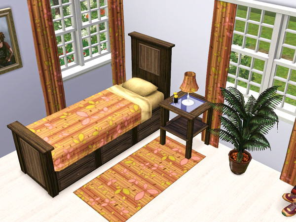 Sims 3 — Mr S Floral Retro Pattern 2 by mrsimulator — Floral Retro Pattern 2