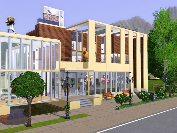 Sims 3 — Frida Simba - Art Museum by PedDda — Frida Simba - Art Museum 