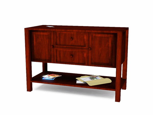 Sims 3 — Ashley dining room - Cupboard by spacesims — Cupboard - part of the ''Ashley dining room'' set. Please do not