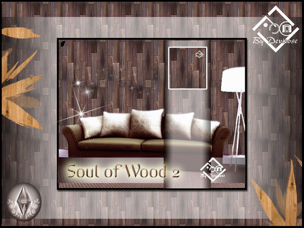 Sims 3 — Soul of Wood2 by Devirose — Found in the category 'Woods', created using EA's 'Create a Pattern'.'-No need