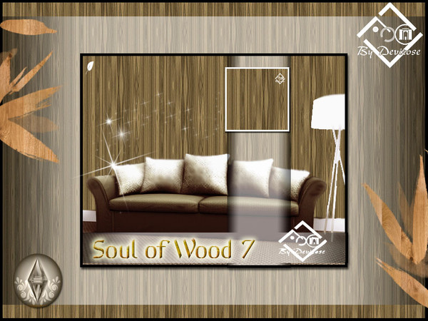 Sims 3 — Soul of Wood7 by Devirose — Found in the category 'Woods', created using EA's 'Create a Pattern'.'-No need