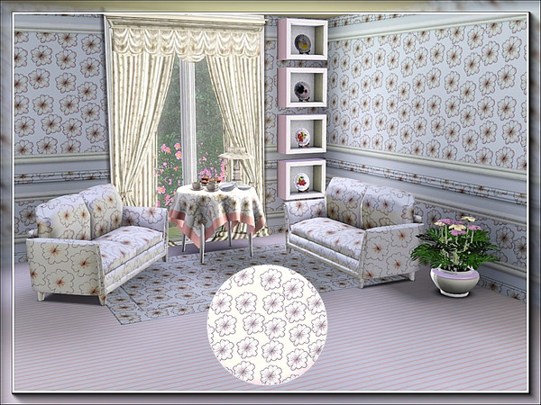 Sims 3 — marcorse_single blossom pattern by marcorse — Just a single blossom from an unknown fruit tree, but this random