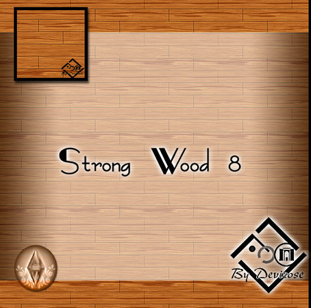 Sims 3 — Strong Wood 8 by Devirose — by Devirose,created using EA's 'Create a Pattern'.'-No need Expansion packs,base