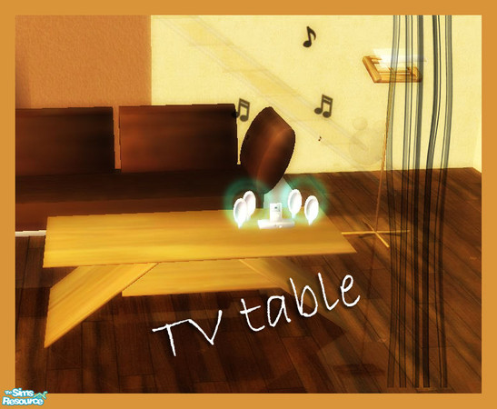 Sims 2 — New York living - Newyorktvtable by archys creations — You can recolor this beautiful set!!!