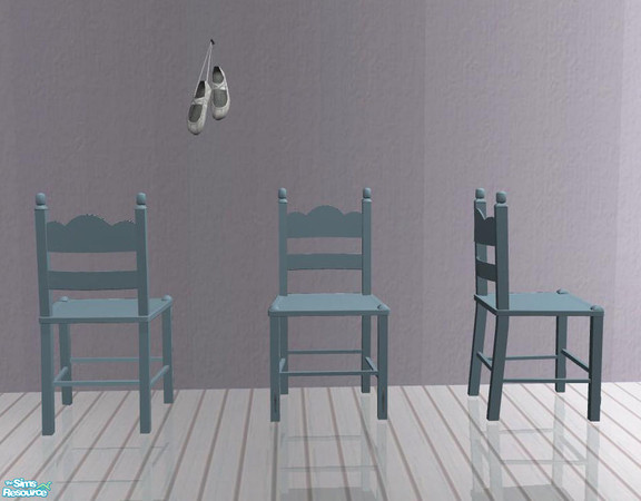 Sims 2 — PB Blue Children - Chair by ShinoKCR — Mesh is overworked and uploaded new on May 13 2008