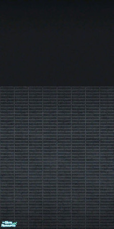 Sims 2 — Universal Bathroom - Wall #3 by Murano — Half tiles, half plaster.