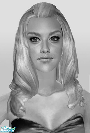 Sims 2 — Prom Queen - Mesh by ChazDesigns — An elegant hairstyle based on Brittany Murphy. Super soft texture and shape,