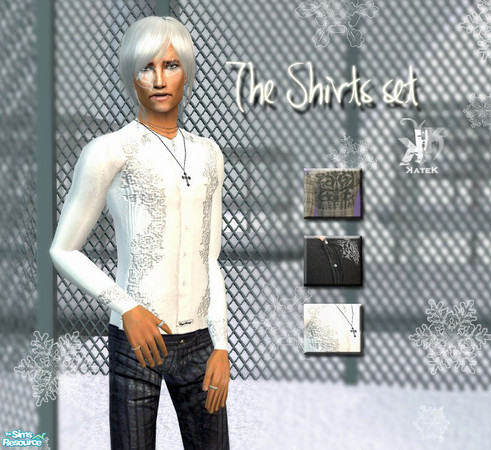 Sims 2 — the Shirts set by K@ — The set of different shirts for guys.
