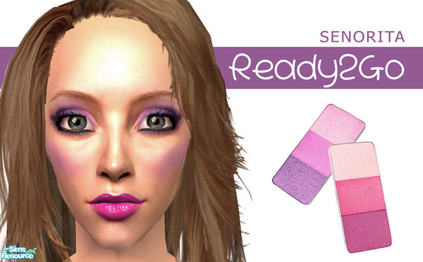 Sims 2 — Ready2Go - Full Face Make-up - Senorita by 06bek — 