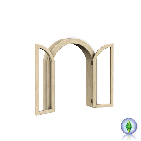 Sims 3 — Under Stairs Pet House - Large Door by LilyOfTheValley — 