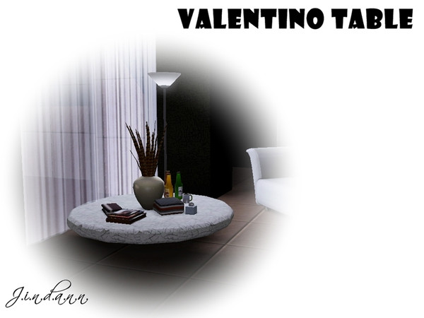 Sims 3 — Valentino Coffee Table by Jindann — Valentino Coffee Table by Jindann@TSR
