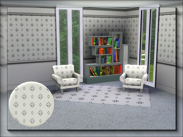 Sims 3 — marcorse_fleur de lis pattern by marcorse — The simplest of repeat patterns using the classic fleur de lis