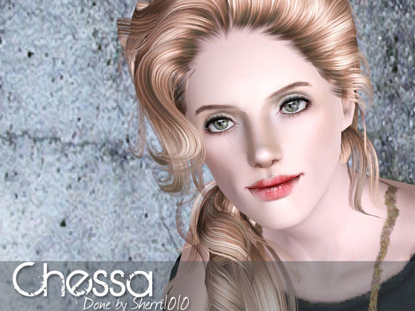 Sims 3 — Chessa by sherri10102 — Chessa is a strawberry blonde inspired by too many mangas and Caroline Forbes from the